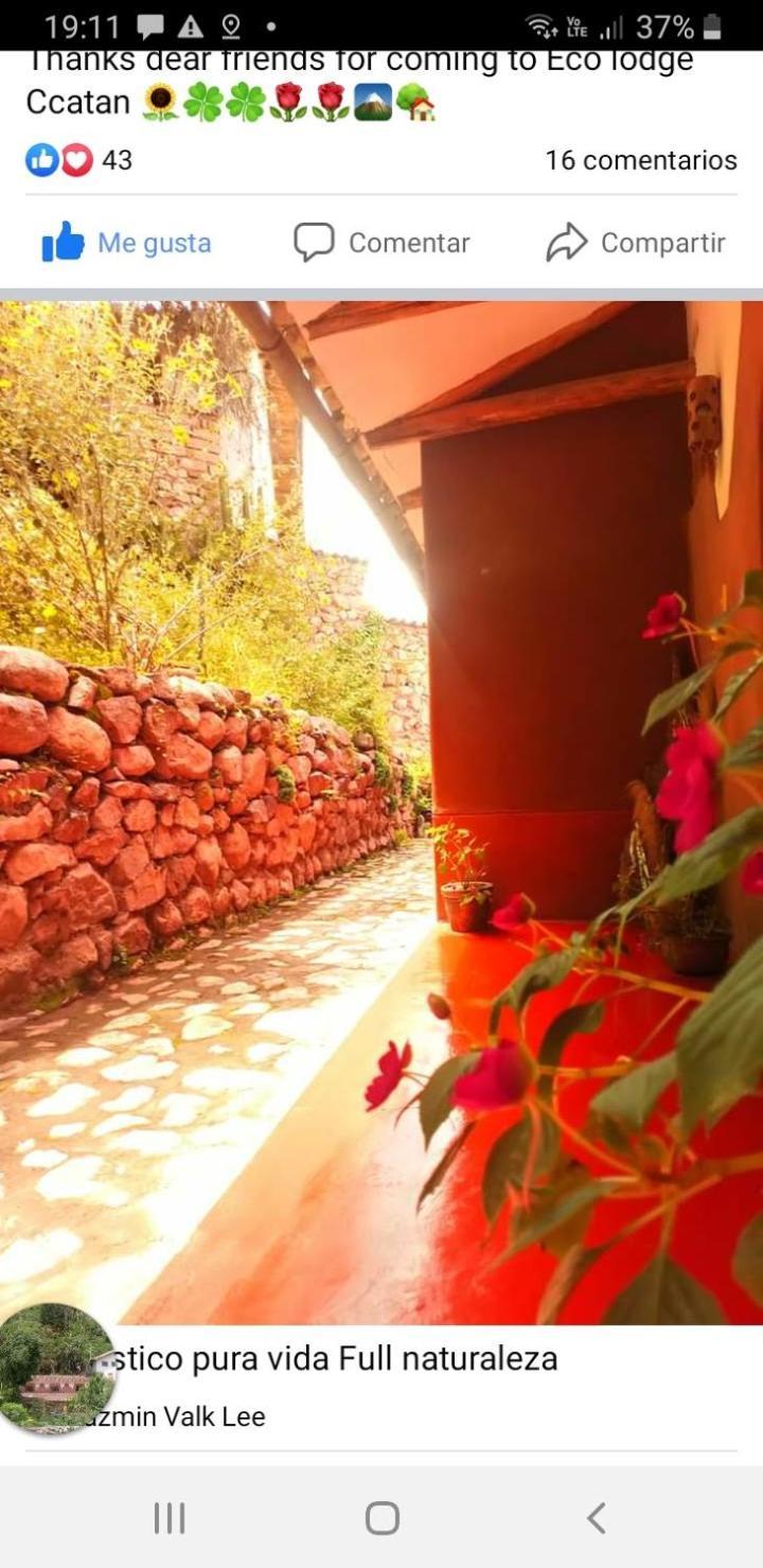 Ecolodge Ccatan Urubamba Dış mekan fotoğraf